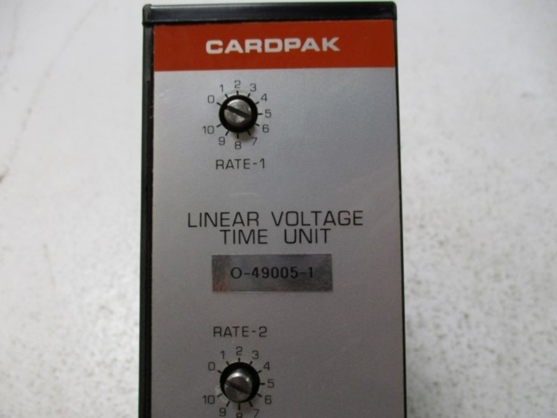 RELIANCE ELECTRIC CARDPAK 0-49005-1 LINEAR VOLTAGE TIME UNIT NSNP