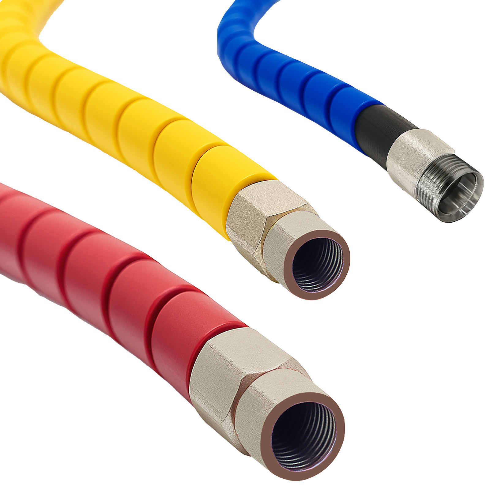 Heavy Duty (HDPE) Spiral Wrap – 1/2″ to 5″ Size Options – Protect Hoses & Cables