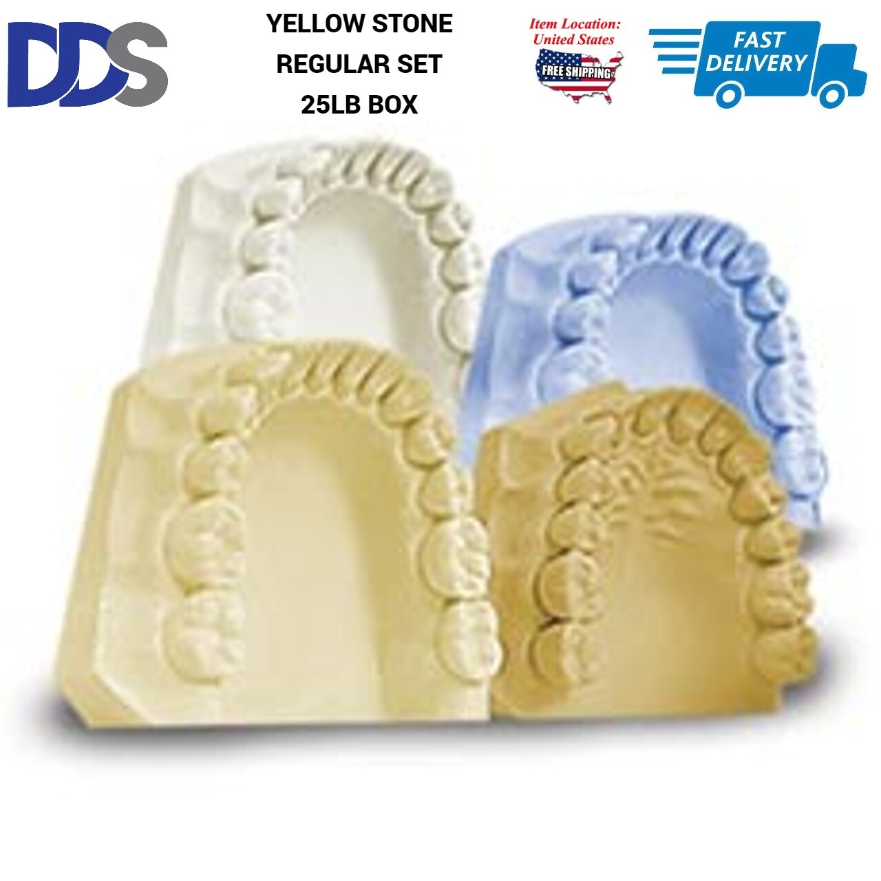 Yellow Stone, Regular Set, 25 Lb. Box (FAST SHIPPING)
