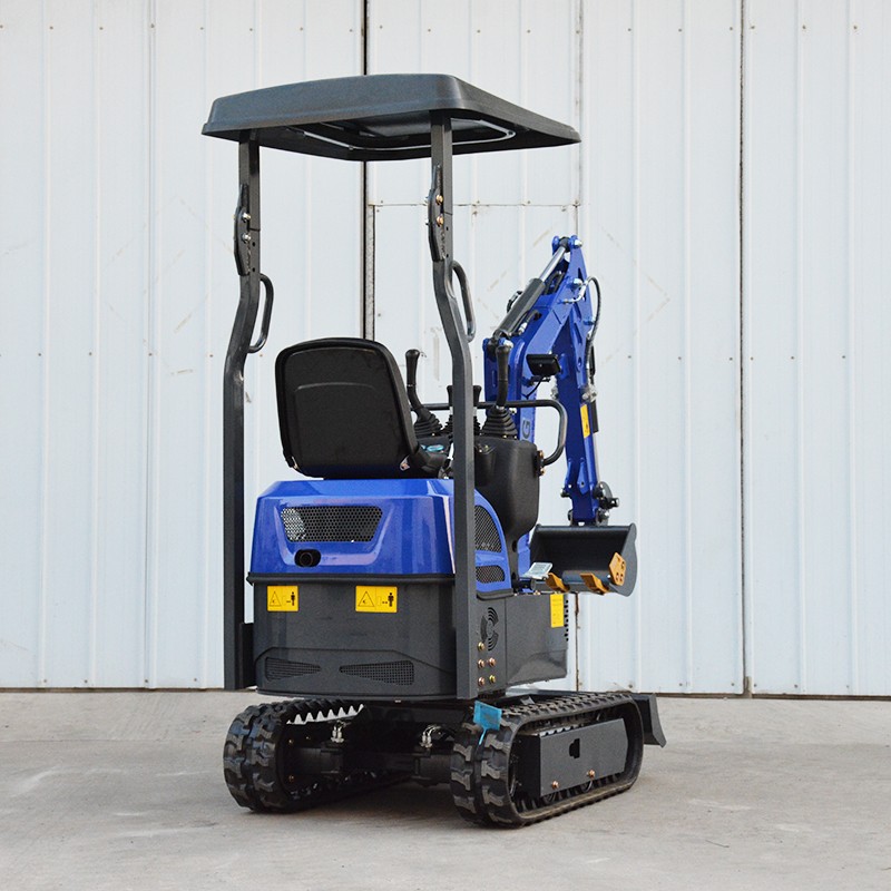 Free Ship Mini Excavator 1 Ton Digger 13.5hp Gas Tracked Crawler EPA Engine