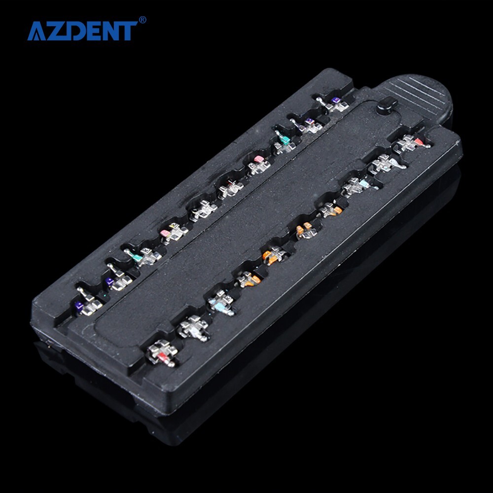 AZDENT Dental Ortho Monoblock Brackets Braces Mini Roth .018 Hooks 3-4-5