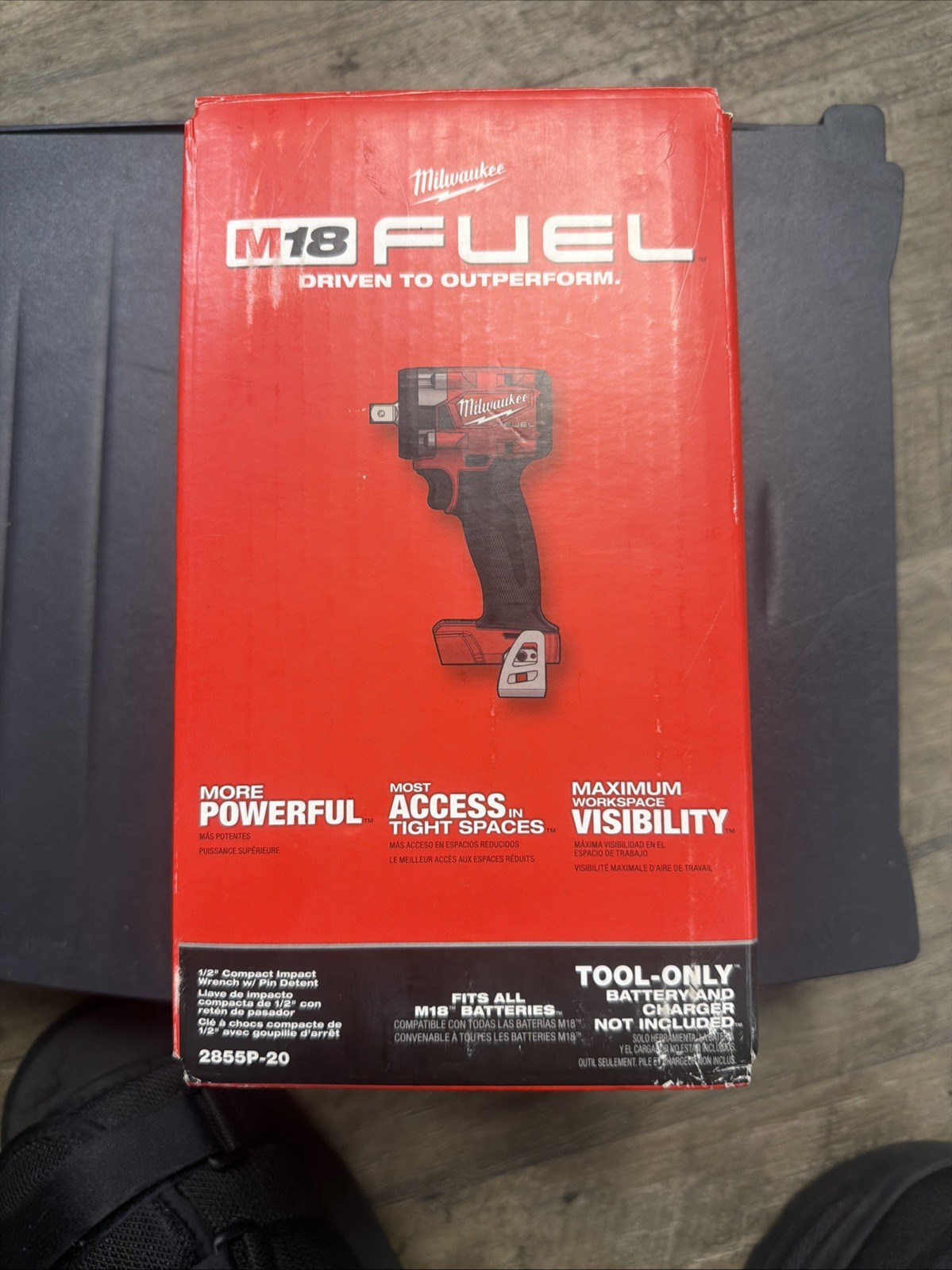 Milwaukee M18 FUEL 1/2 Compact Impact Wrench (Tool Only) 2855p-20