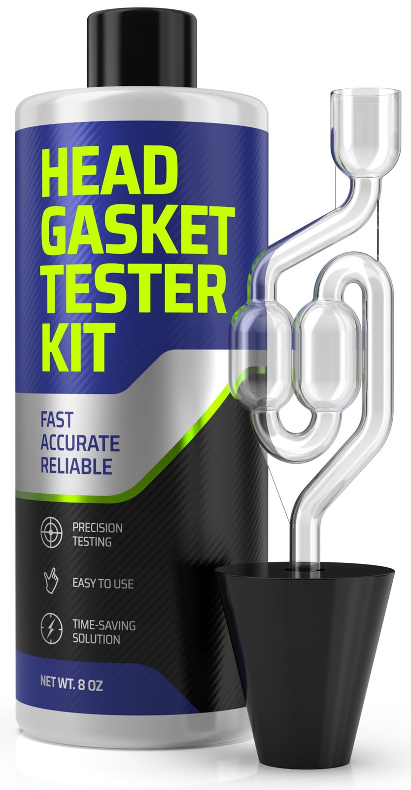 FORTIVO Head Gasket Tester Kit – Over 100 Tests, Complete Combustion Leak…