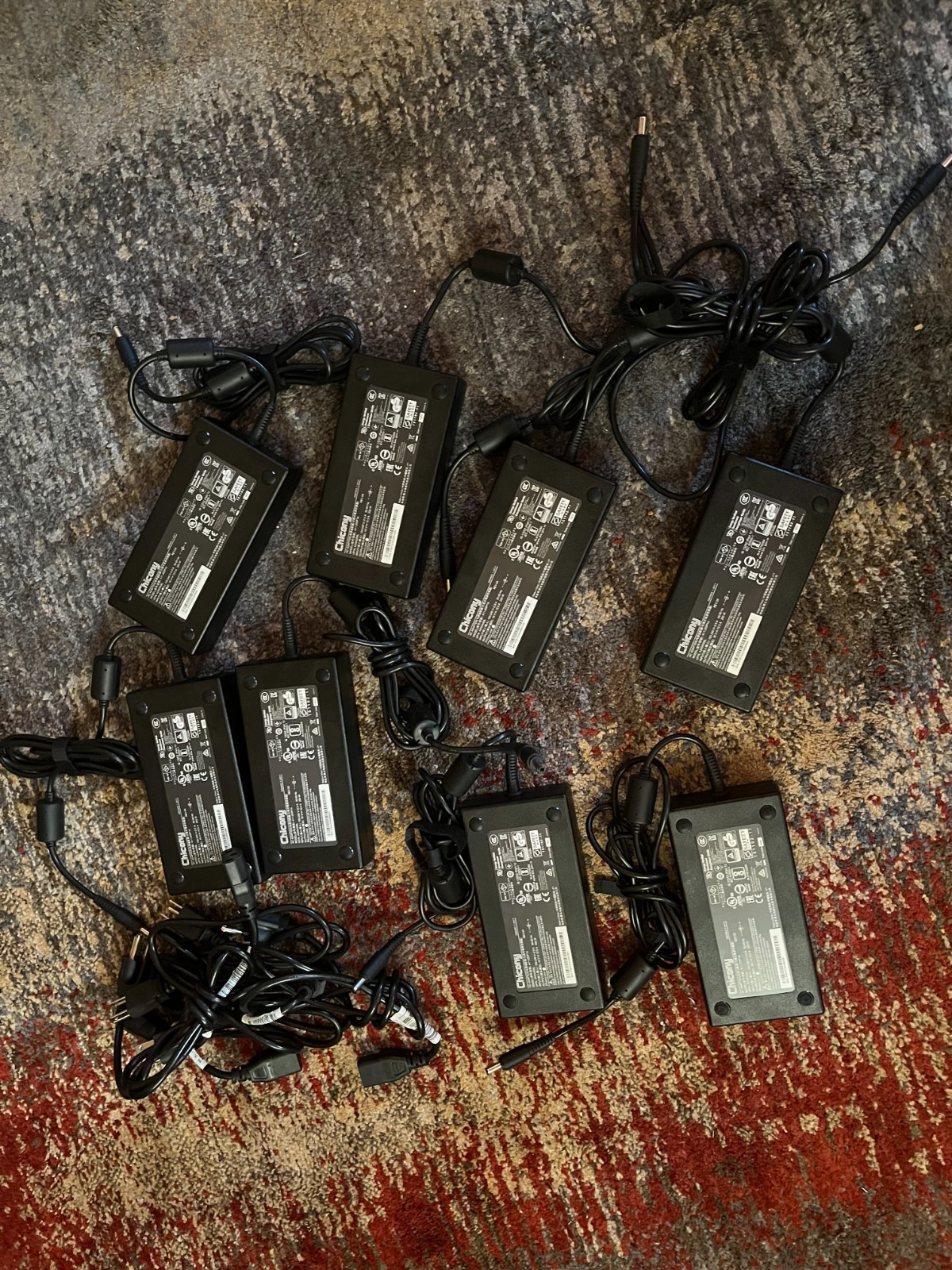 Lot of 8 Chicony AC Adapter 19V 10.5A 200W – A11-200P1A A200A006L Laptop Charger