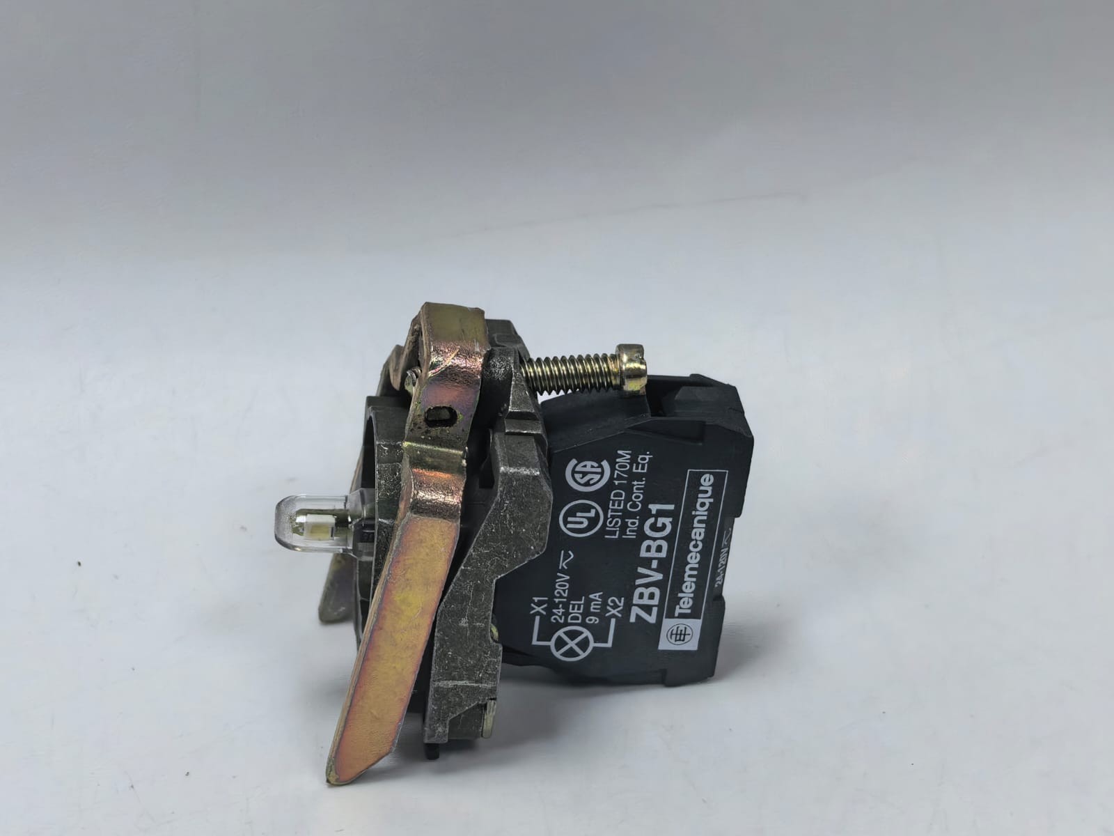 LOT 2 PCS TELEMECANIQUE ZB4 BVBG1 SERIES LIGHT BLOCK
