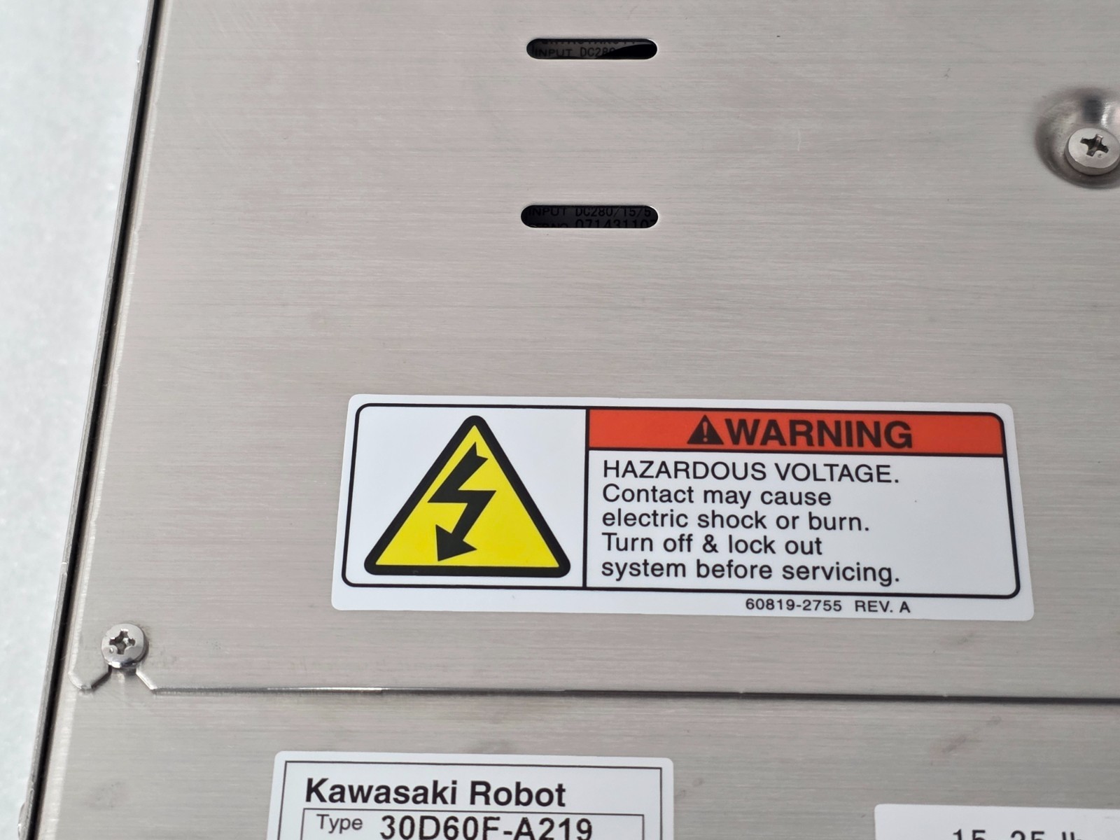 Kawasaki Robot 30D60F-A219 ROBOT CONTROLLER& ROBOT CABLE