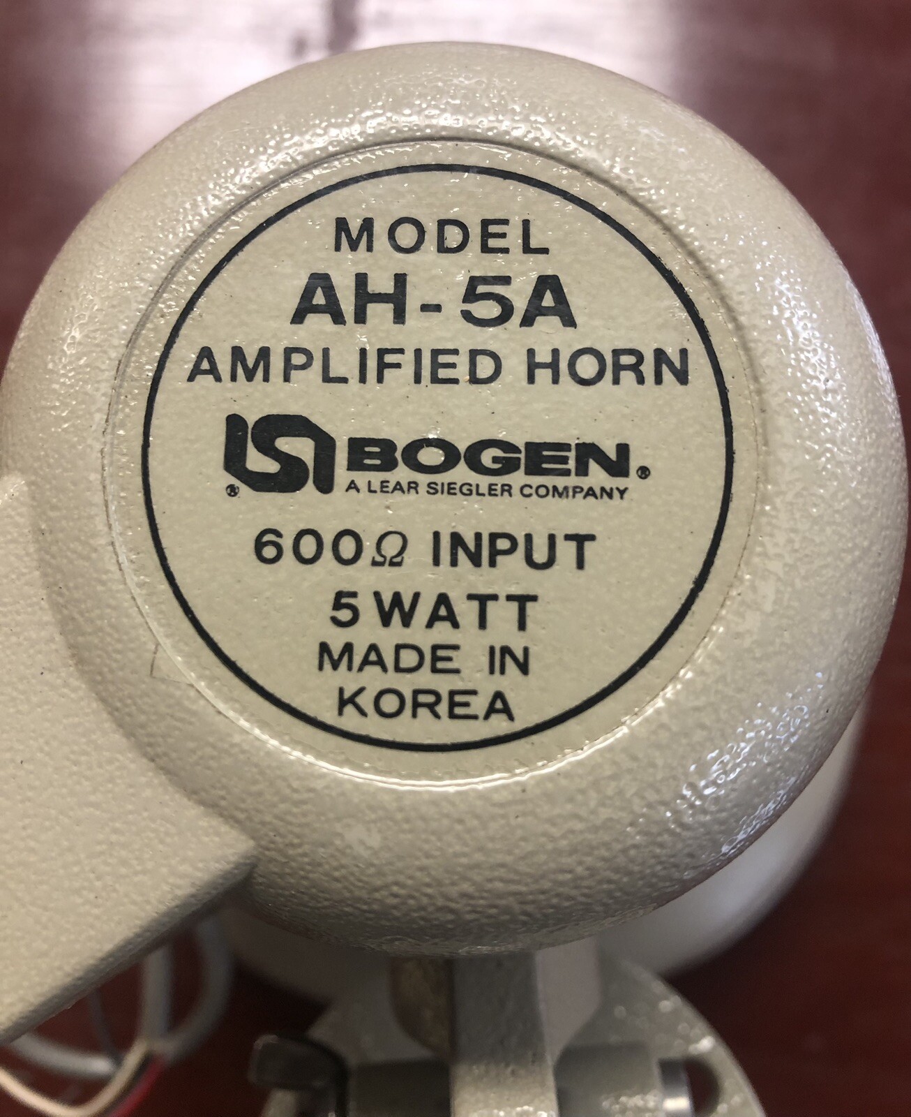 BOGEN AH-5A , 5 WATT SELF AMPLIFIED HORN AH5A