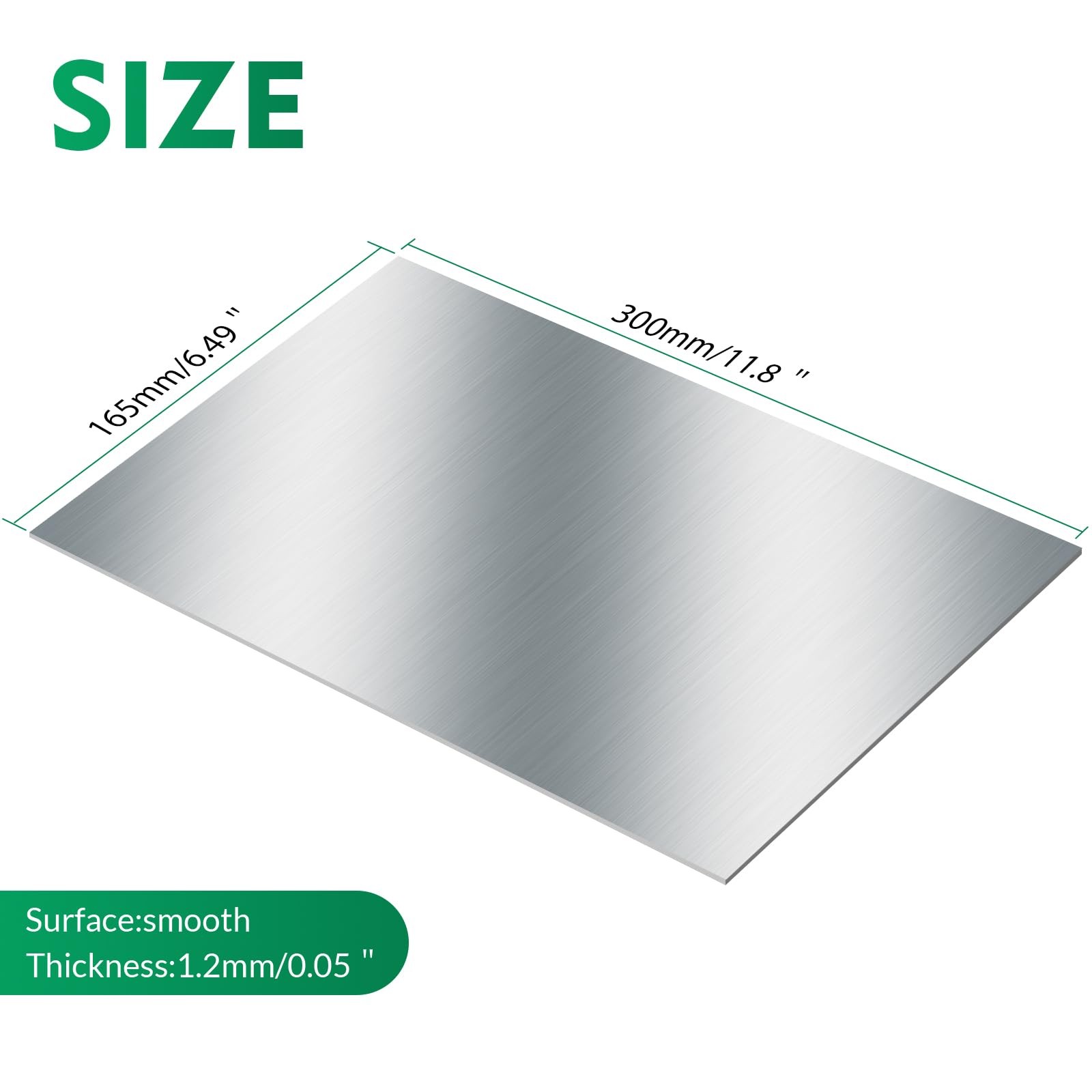 Engraving Blank ABS Double Color Plastic Sheet 12 Pack 11.8×6.49×0.05 in