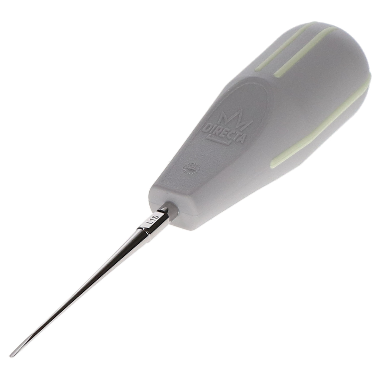 Directa 506355 Luxator Dental Periotome 1mm Straight Blade Light Green Stripes