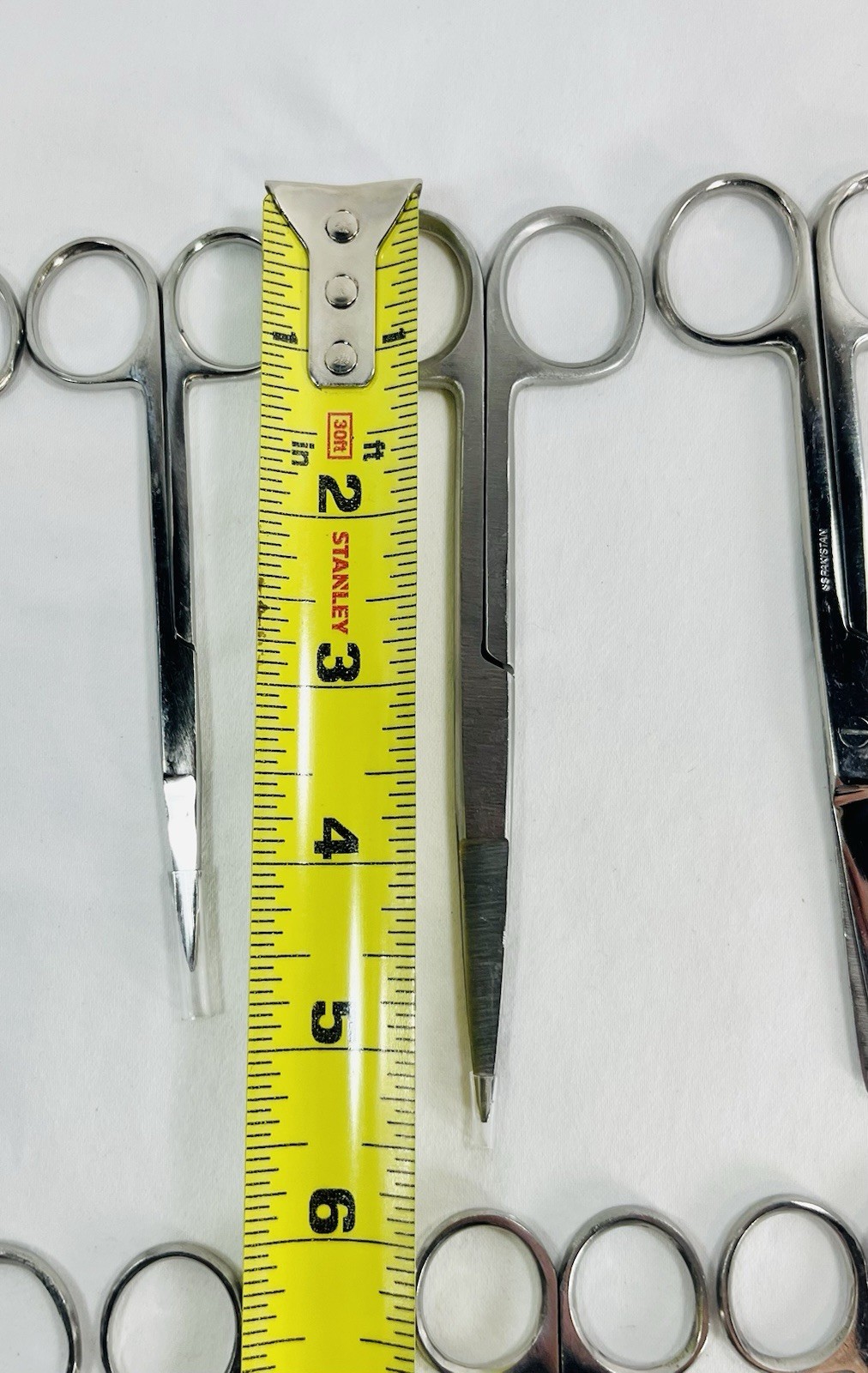 Lot Of 19 Single Use Practice Surgical Scissors For Training 4.5”-5.5”