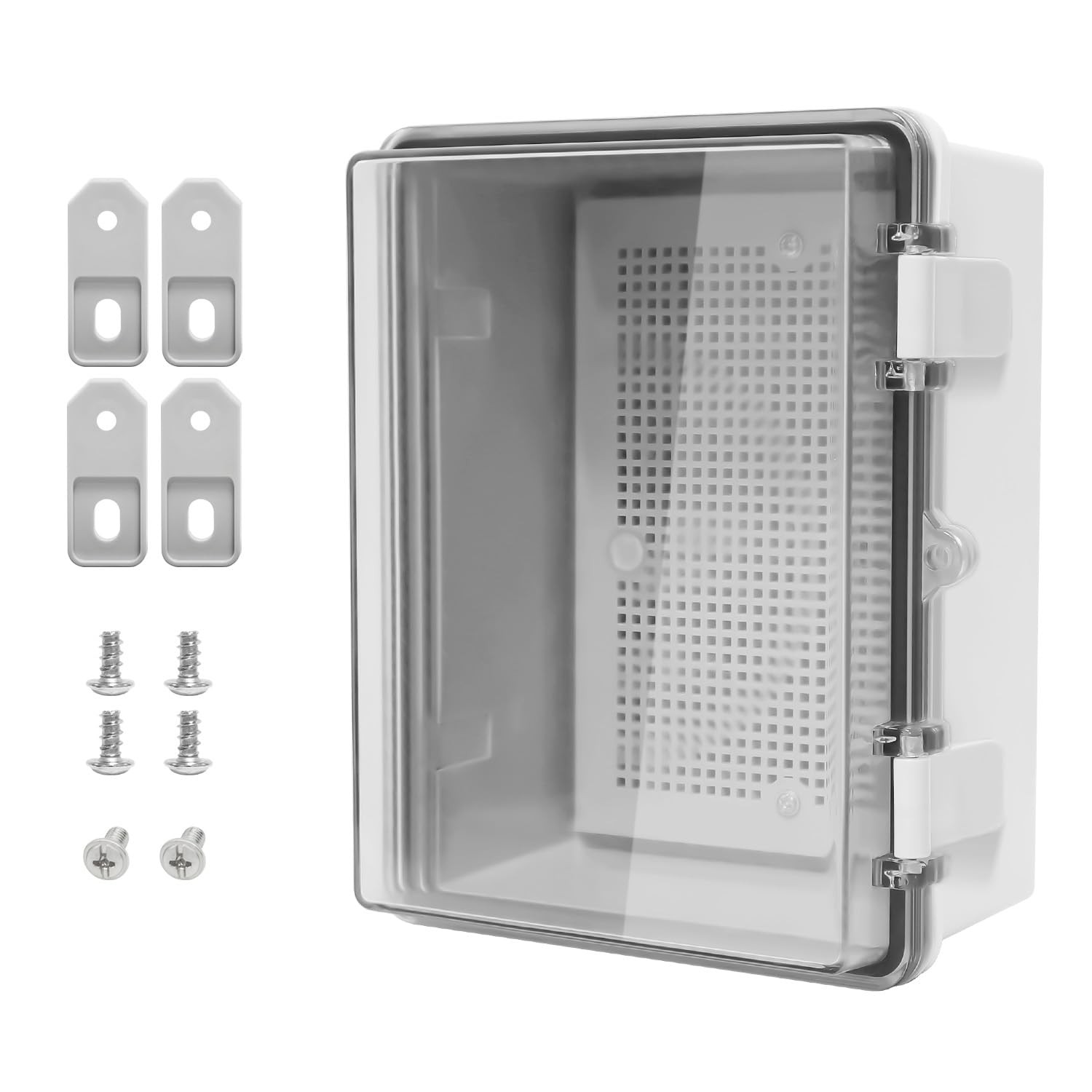 ABS Plastic Dustproof Waterproof IP65 Junction Box Hinged Shell Universal Electr