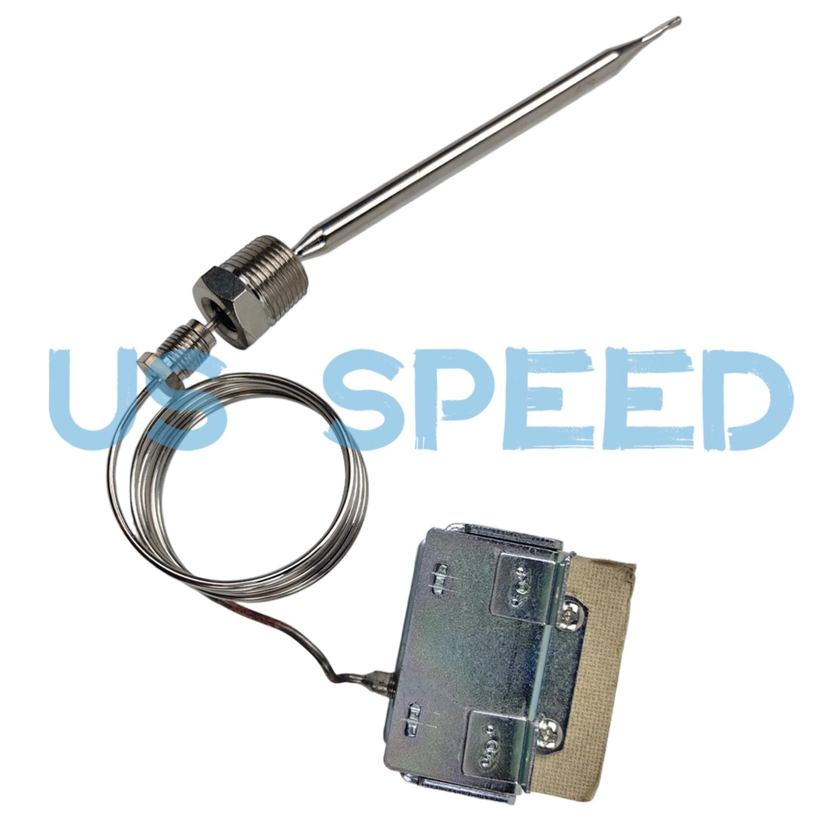 For ATOSA 301030005 Gas Fryer Hi Limit Thermostat with 3/8″ Mpt Stuff Box