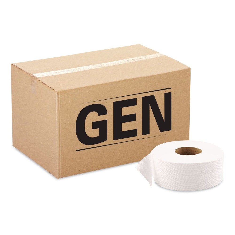 GEN 1516 3.1 in. x 1000 ft. 2-Ply JRT Jr. Bath Tissue – White (12/Carton) New