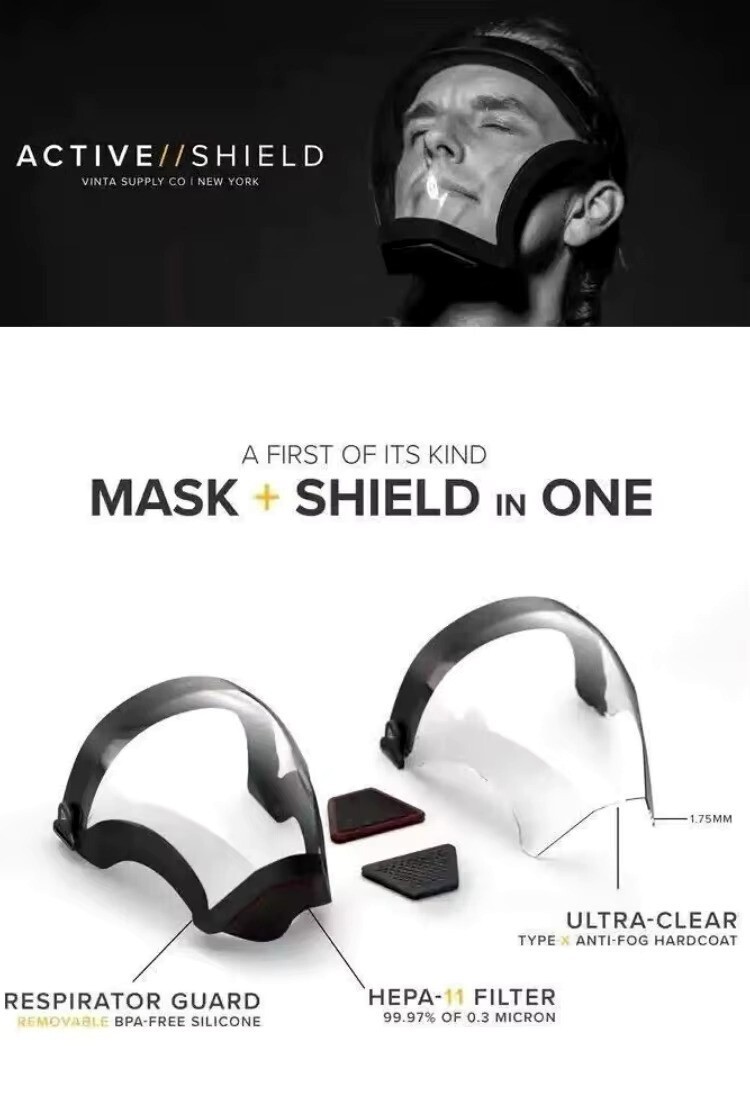 Full Face Paint Dust Shield Mask, Anti-Fog, Heavy Duty Safety Gear, Transparent