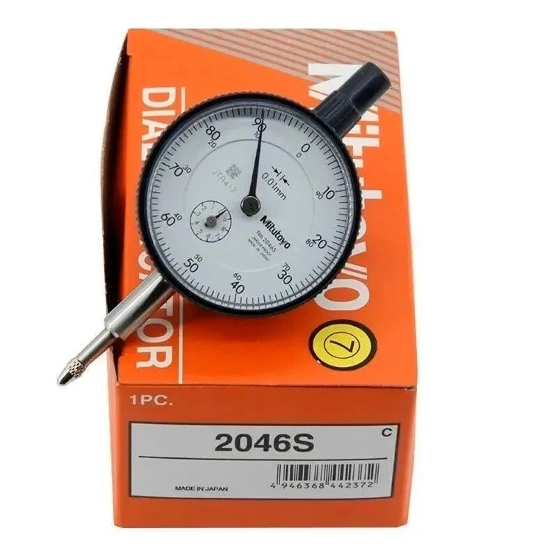 Mitutoyo 2416 Standard Dial Test Indicator 0-1″, 0-100, .001″, Japan Made, New