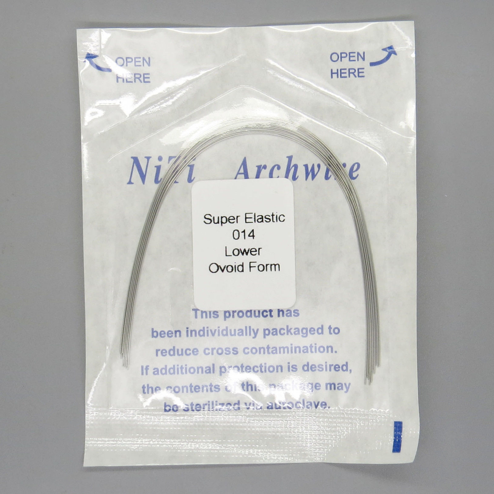 Dental Orthodontic Super Elastic Round Niti Arch Wires Upper + Lower 012-020