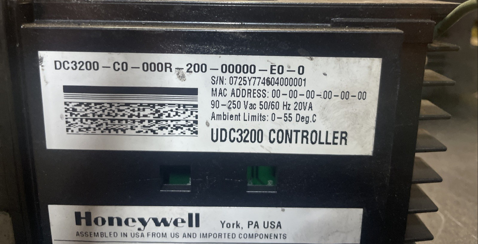 Honeywell DC3200-C0-000R-200-00000-E0-0