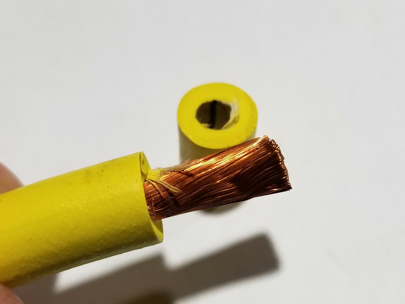 TPC 86301 #4awg Super Trex DC Premium HD Arc Welding/Battery Cable Yellow /5ft