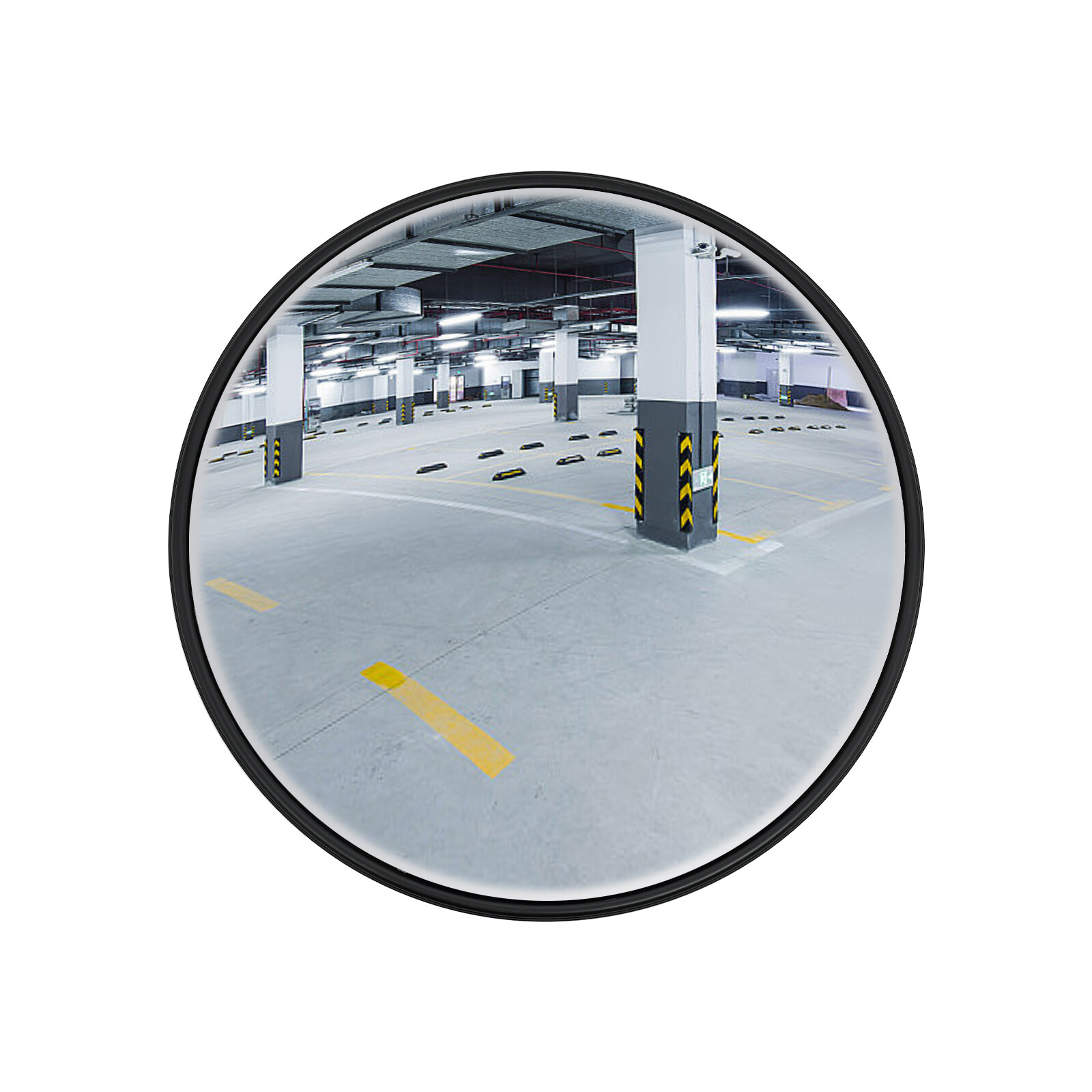 18″ Round Corner Convex Mirror Security Safety Outdoor Driveway Garage Wide View