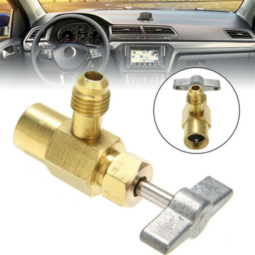 Self-Sealing A/C AC Can Tap Freon Puncture Style Tapper Adapter Dispensing Valve