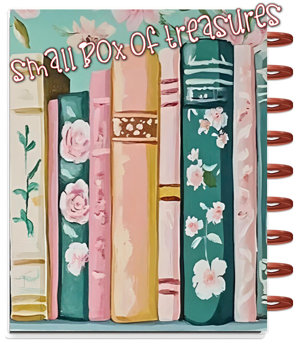 Bookshelf Watercolor Cover Set 4 use w/ Classic Happy Planner~