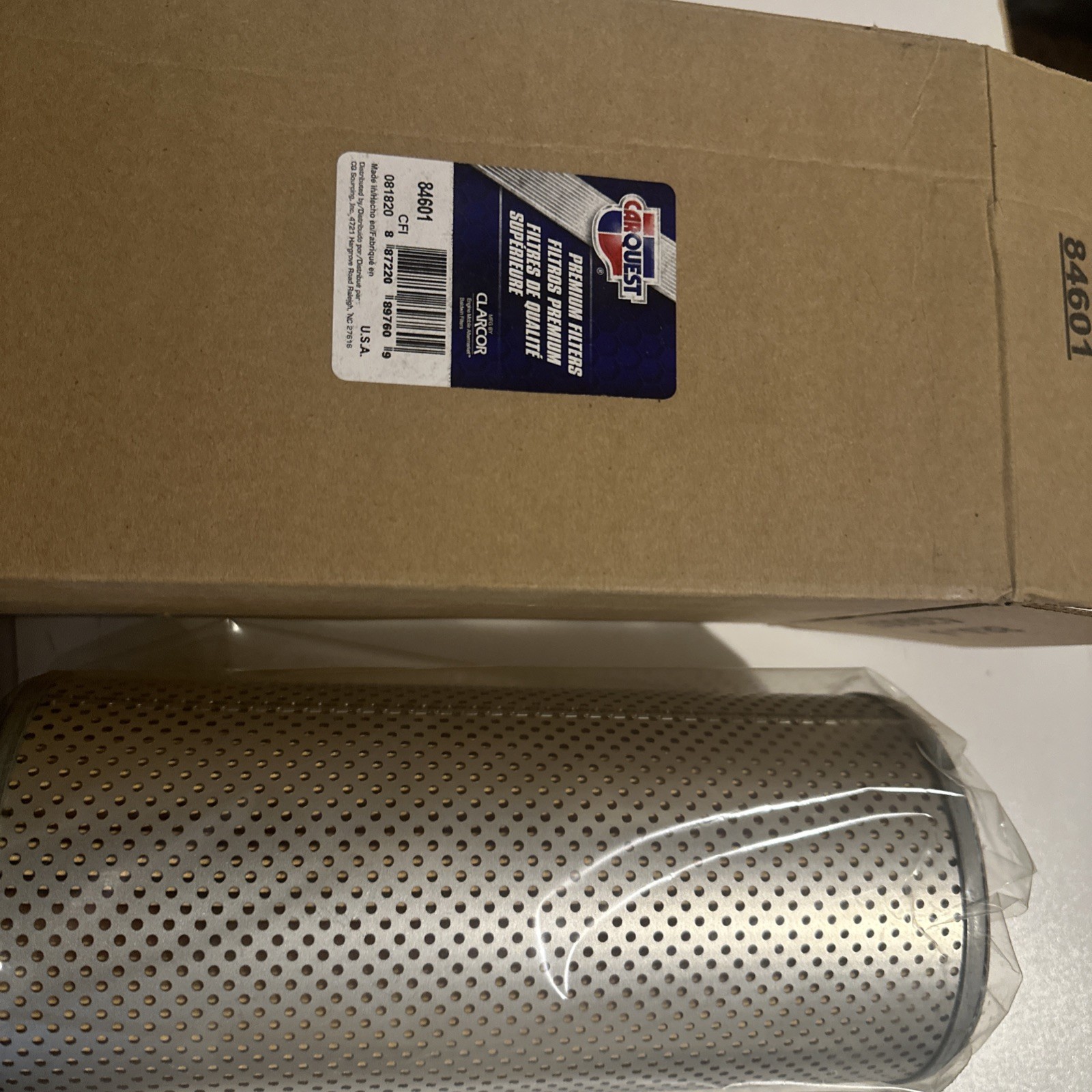 Carquest Premium HD Hydraulic Filter 84601