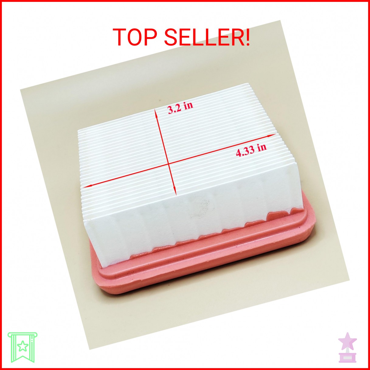 3Pcs Air Filters for Hilti DSH700 DSH900 DSH700X DSH900X Cut Off Saw Replace 261