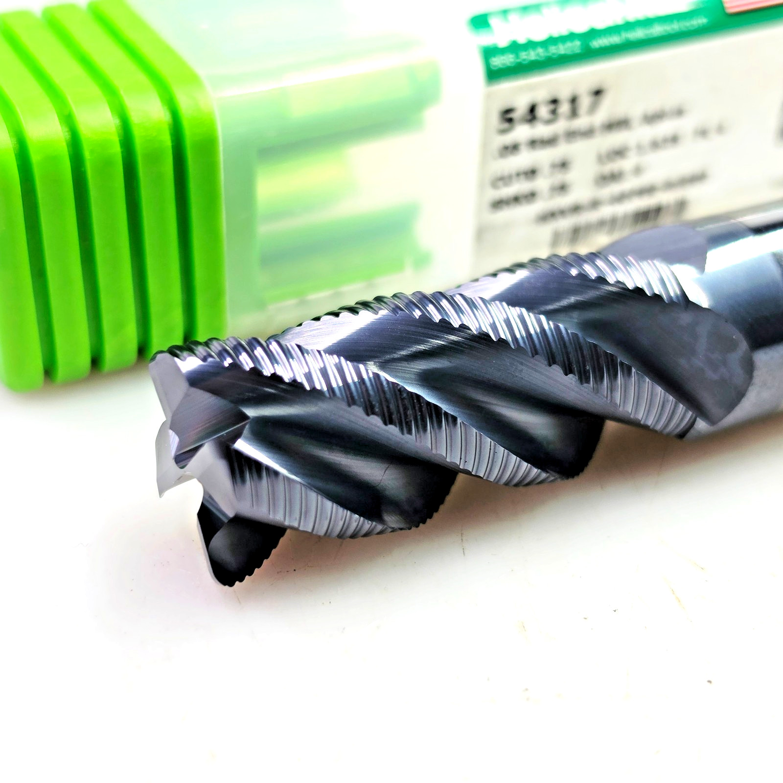 Helical 3/4″ x 3/4 x 1-5/8 x 4 R.06 Solid Carbide End Mill A-Plus 54317 Roughing