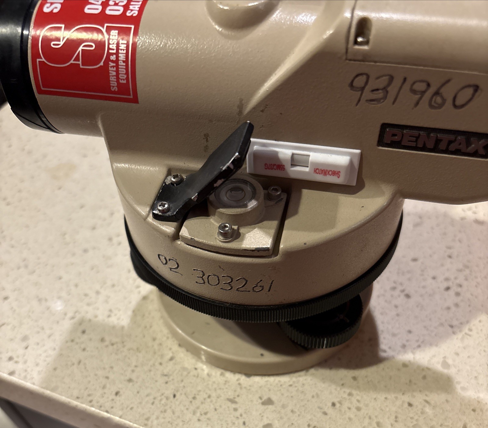 Pentax AL-6B Automatic Level 20x for Surveying, Comes In Case Shown
