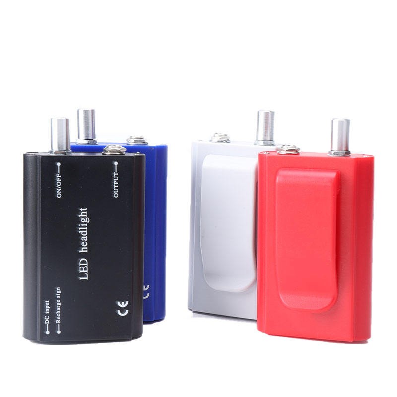 Rechargeable Battery Pack 1800Mah with Belt Clip for Dental LED Head Light USA
