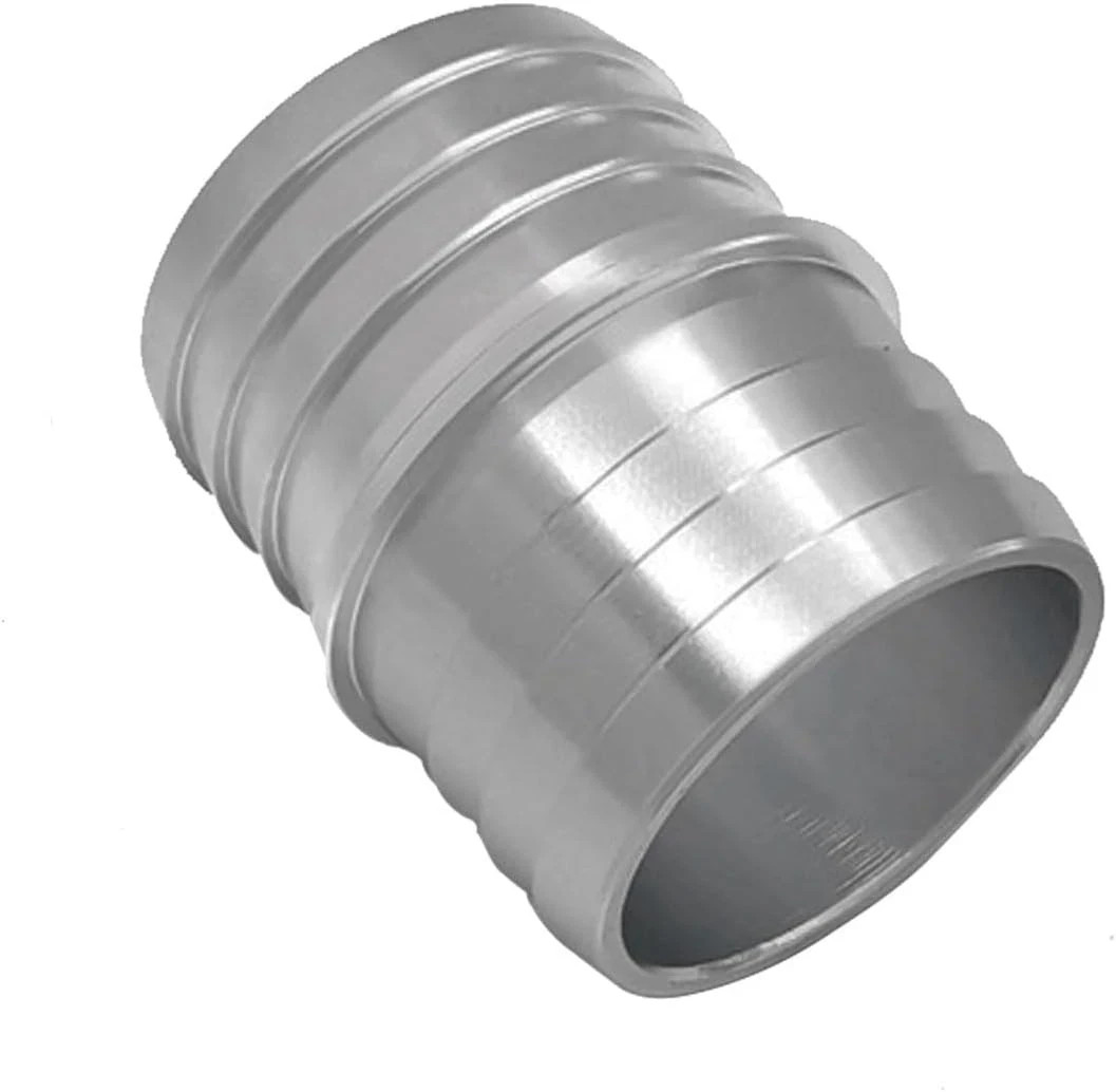 1-1/2” to 1-1/2” Hose Barb Splice Coupler, Aluminum Alloy Radiator Hose Repair