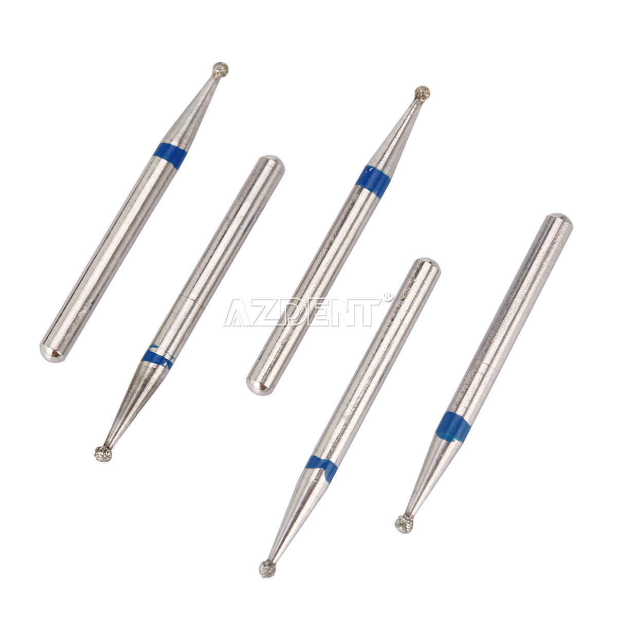 10Pcs Dental Diamond Burs FG Needle Taper TC-11EF Extra Fine Grit High Speed