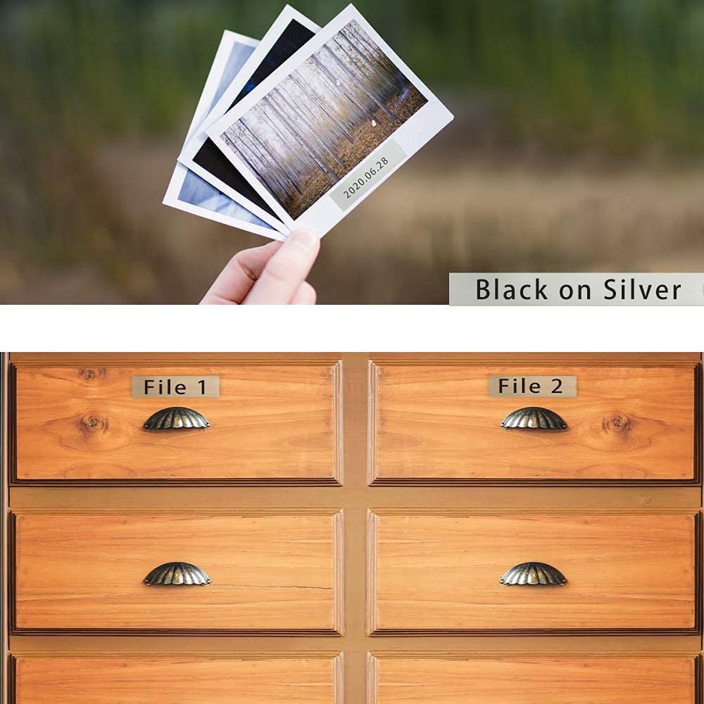 20x TZe-931 Black on Silver 1/2″ TZe Tapes Compatible For Brother PT Cube