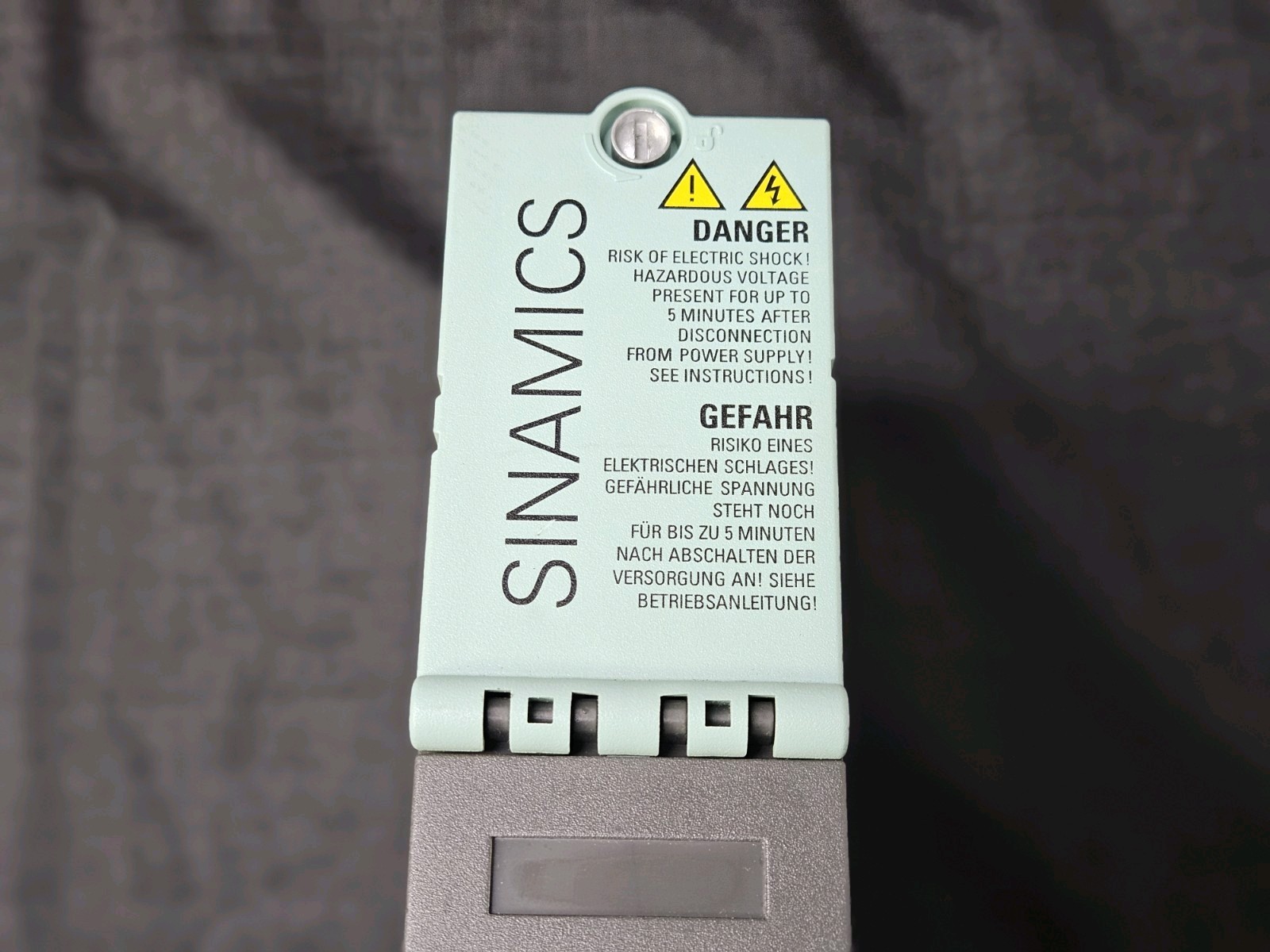 Siemens Single Motor Module 6SL3120-1TE21-8AA3