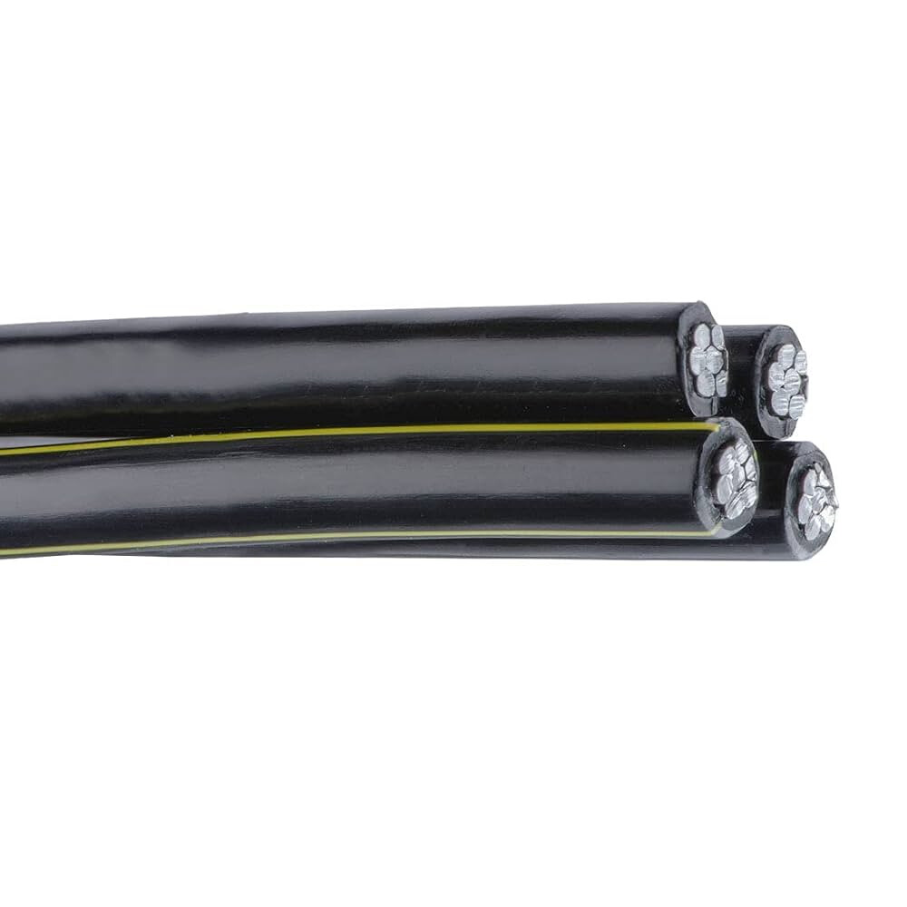 Dyke 2-2-2-4 Aluminum URD Underground Direct Burial Cable 600V