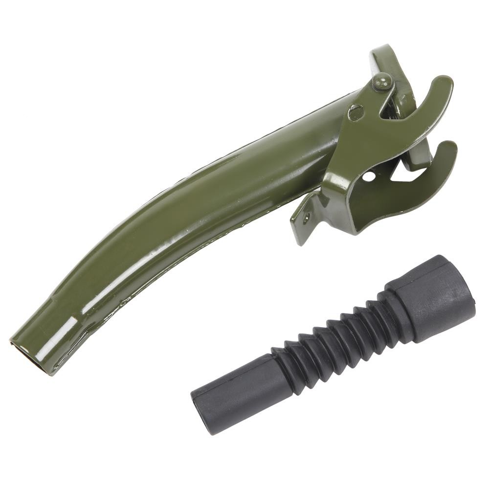 Practical 5L 0.6mm Can Gasoline Jerry Can Steel Tank Emergency Backup Green