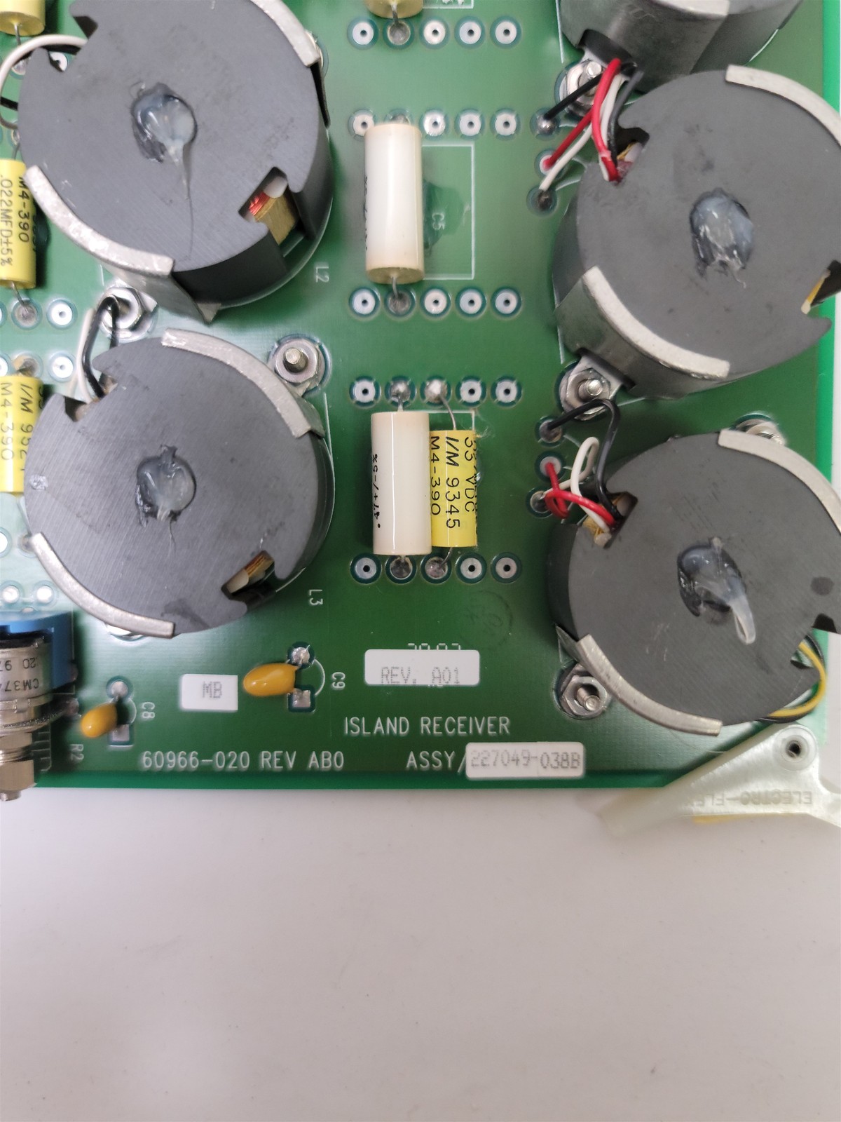 Alstom 60966-020 / 634353 / 225613-038B / GLJ1016L01 Island Receiver 1.375KHz