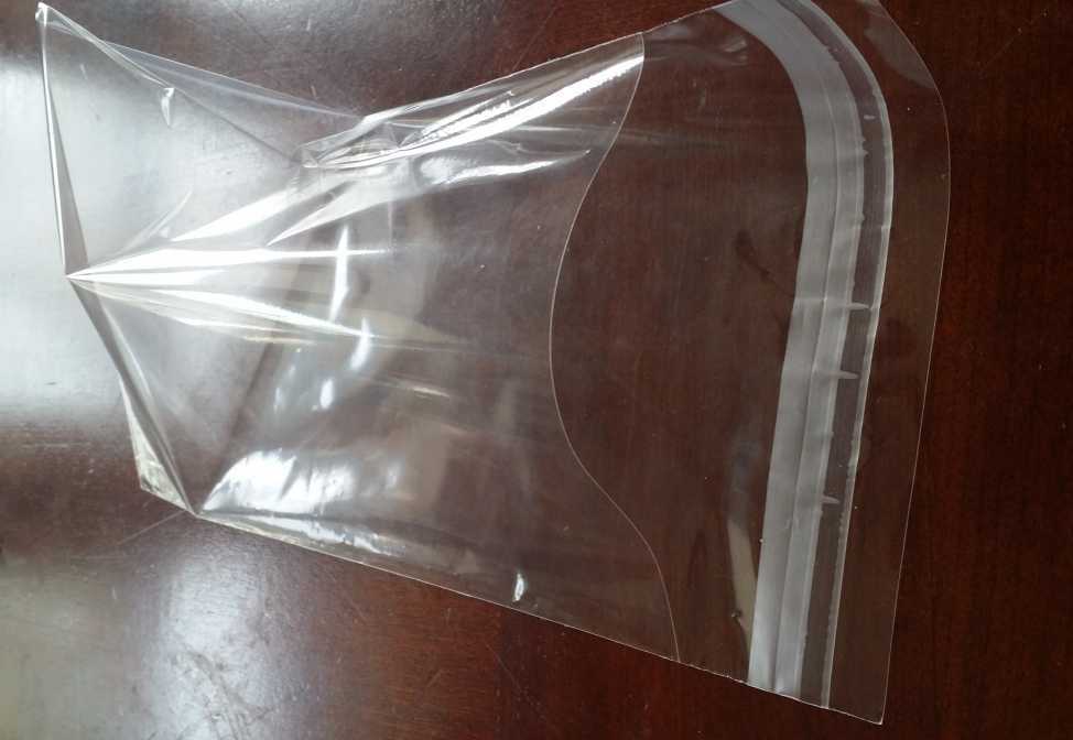 Clear Resealable Recloseable Self Adhesive Cello Lip and Tape poly Plastic bags