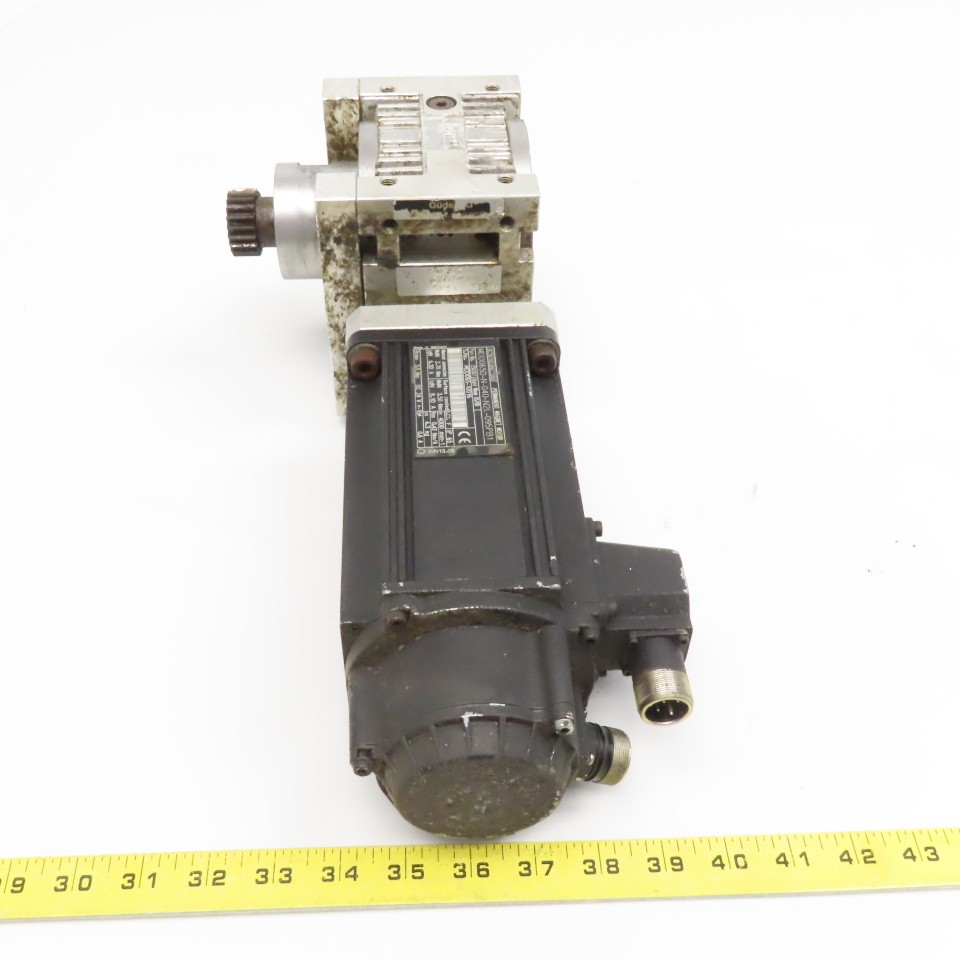 Indramat MDD065D-N-040-N2L-095PB1 3:1 Ratio 1333RPM Output DC Servo Gear Motor