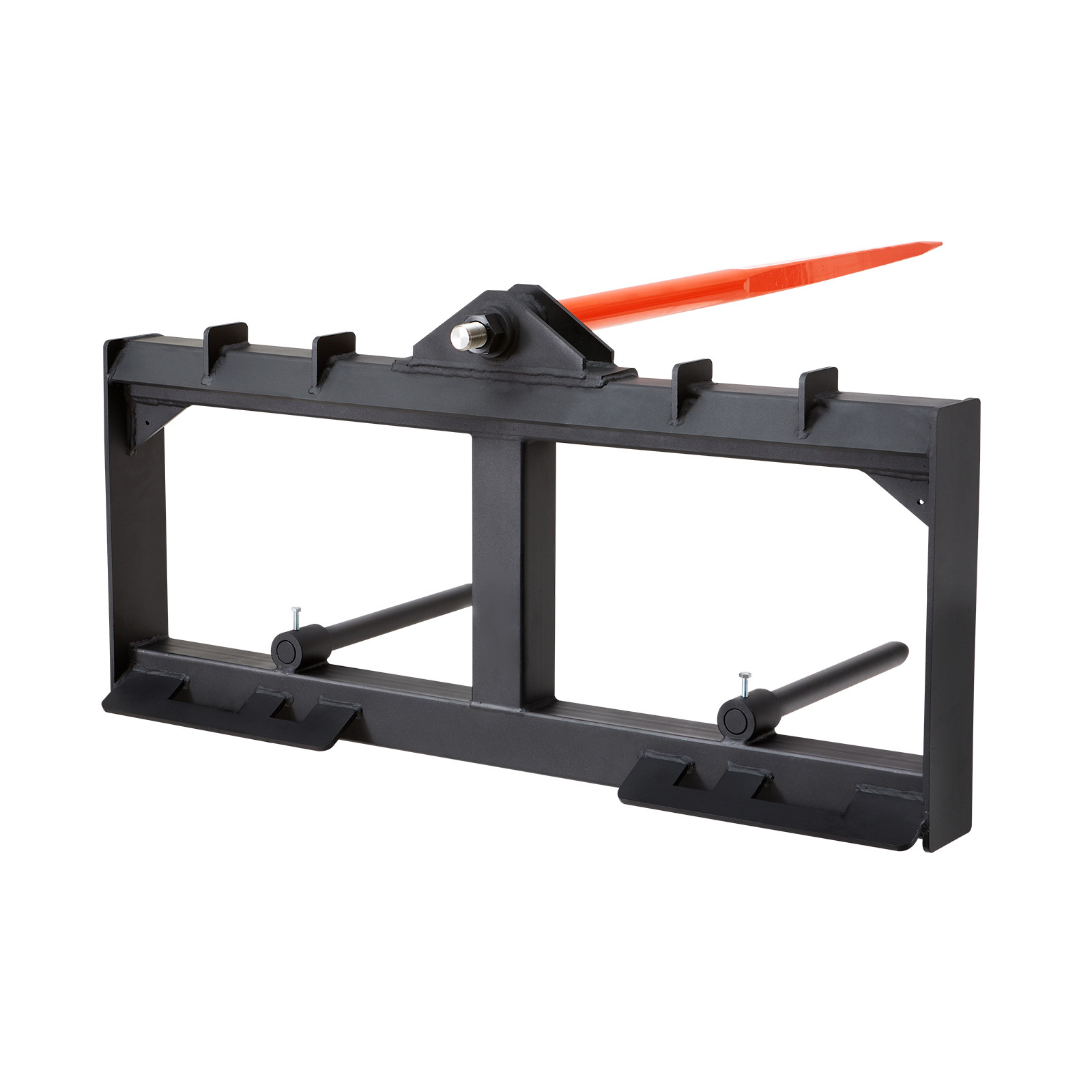 VEVOR 49″ Hay Spear Bale Spears Skid Steer Loader Tractor Attachment 1600lbs
