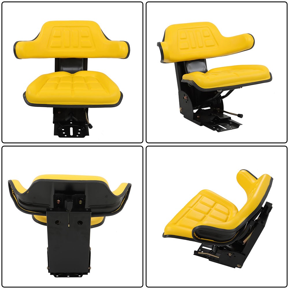 YELLOW SUSPENSION TRACTOR Seat FOR JOHN DEERE 1020 1530 2020 2030 2040 2155 5210