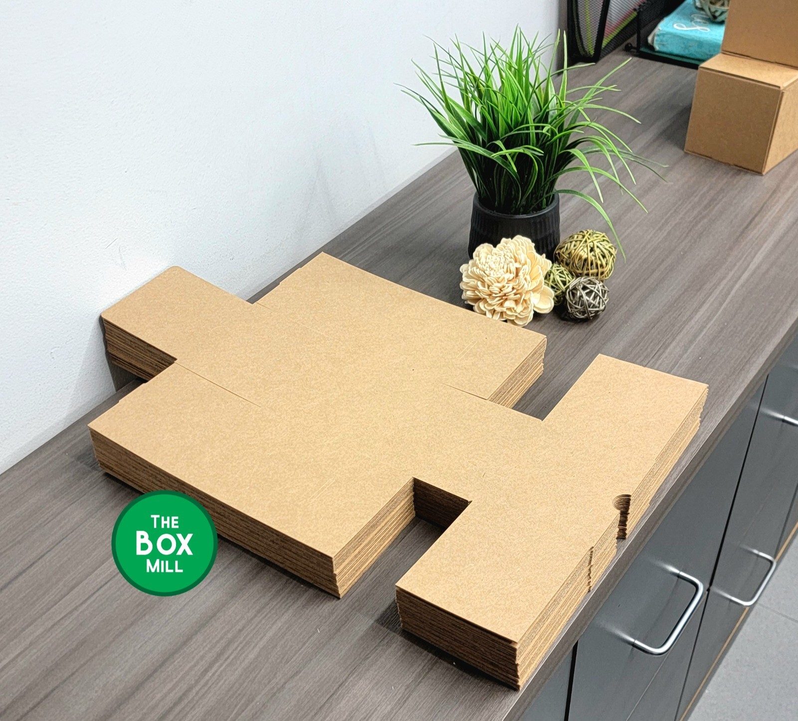 4″ x 4″ x 4″ Flat Folding Boxes