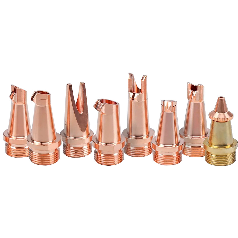 7pcs Laser Welding Nozzle +1 pc 70mm Scale Tube for Handheld Welder Wire w/box