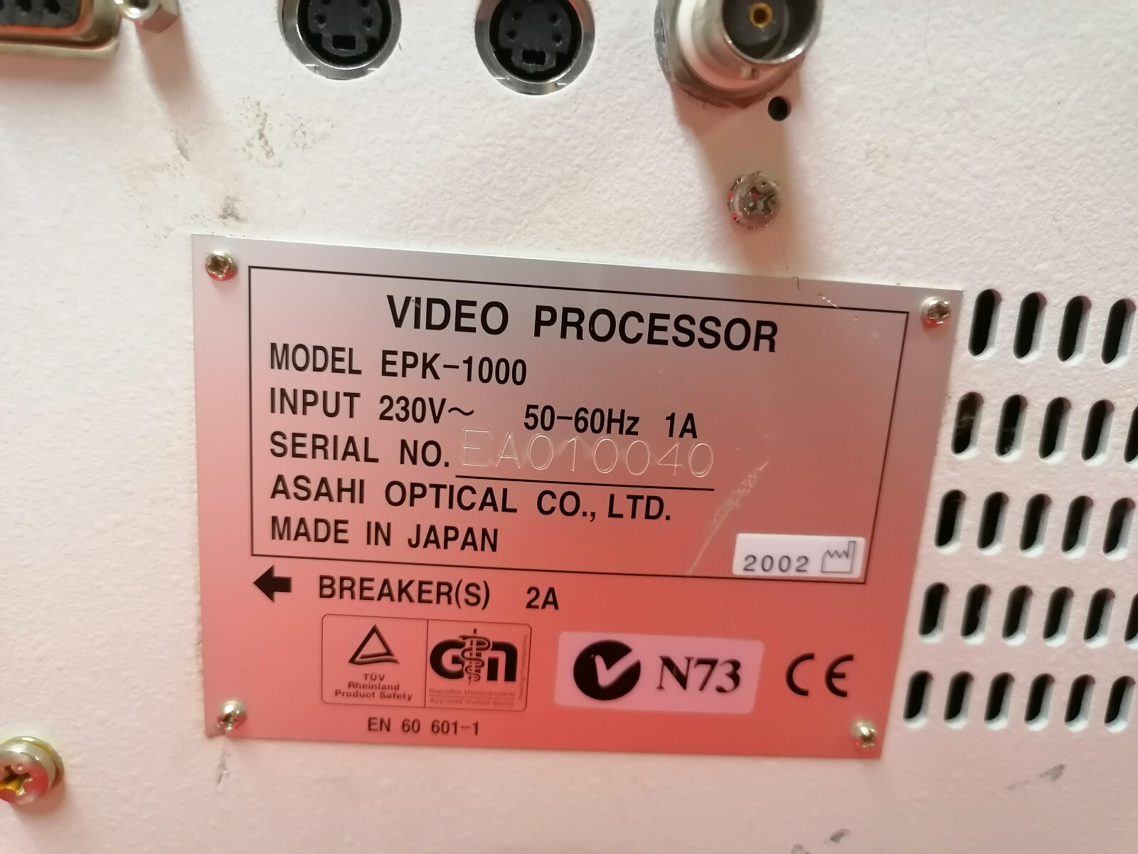 PENTAX EPK-1000 VIDEO PROCESSOR Used