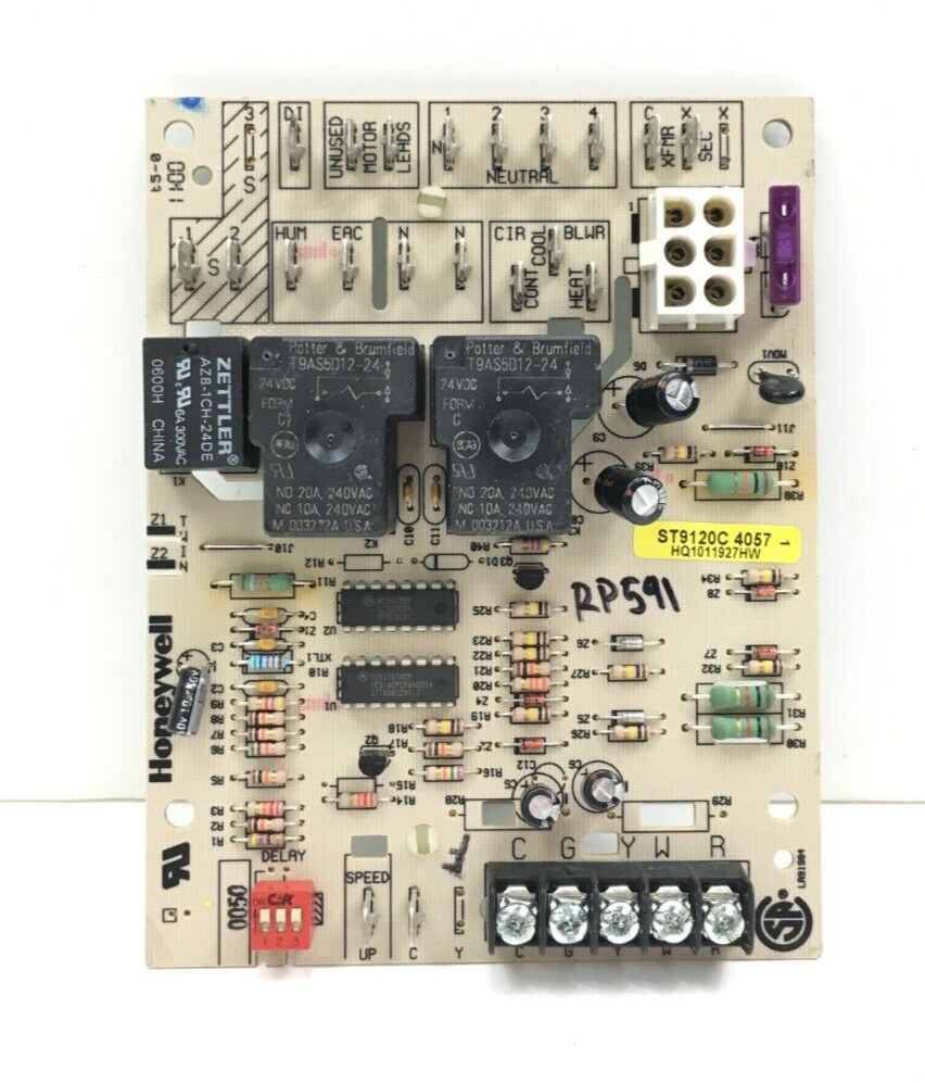 Honeywell ST9120C 4057 Furnace Control Board HQ1011927HW used refurbished #RP591