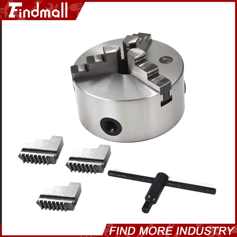Findmall 125mm 3-jaw Self Centering Lathe Chuck For Drilling Milling Machine