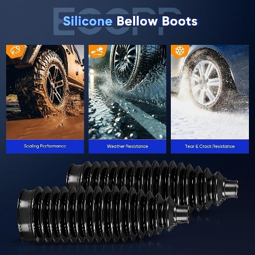 2PCS Rack & Pinion Bellows Kits Front Steering Boot Fit For Chevy For Ford Toyot