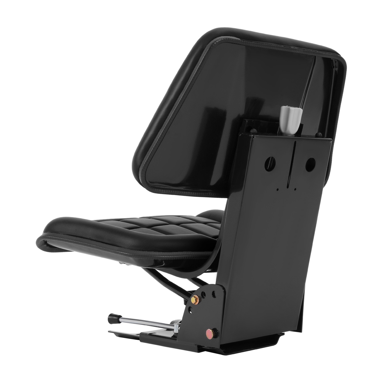 Black Universal Suspension Tractor Seat For John Deere Massey Ferguson Ford