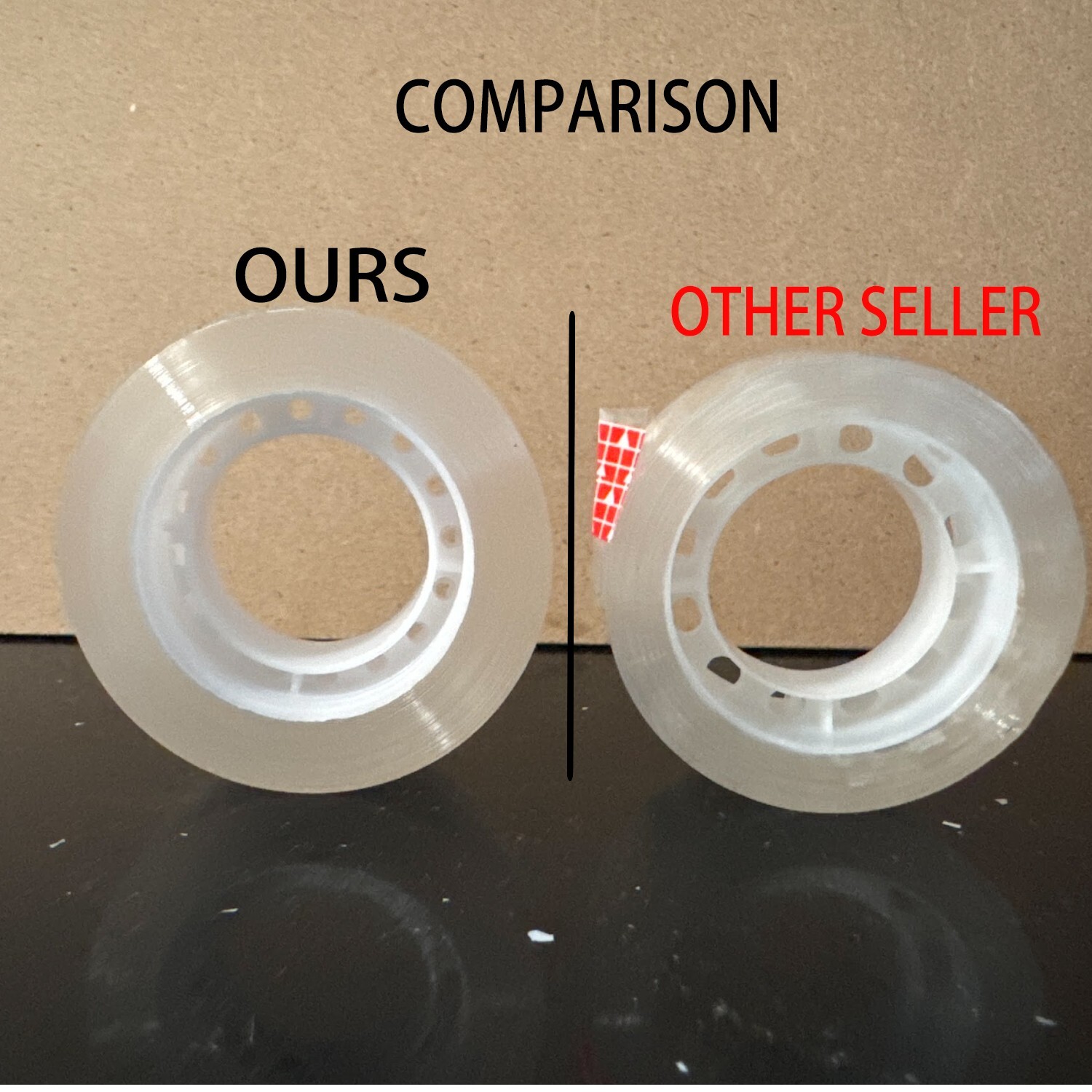 Clear Transparent Tape Rolls 3/4″ x 1025″ Dispenser Refill 20 Tape Rolls Scotch
