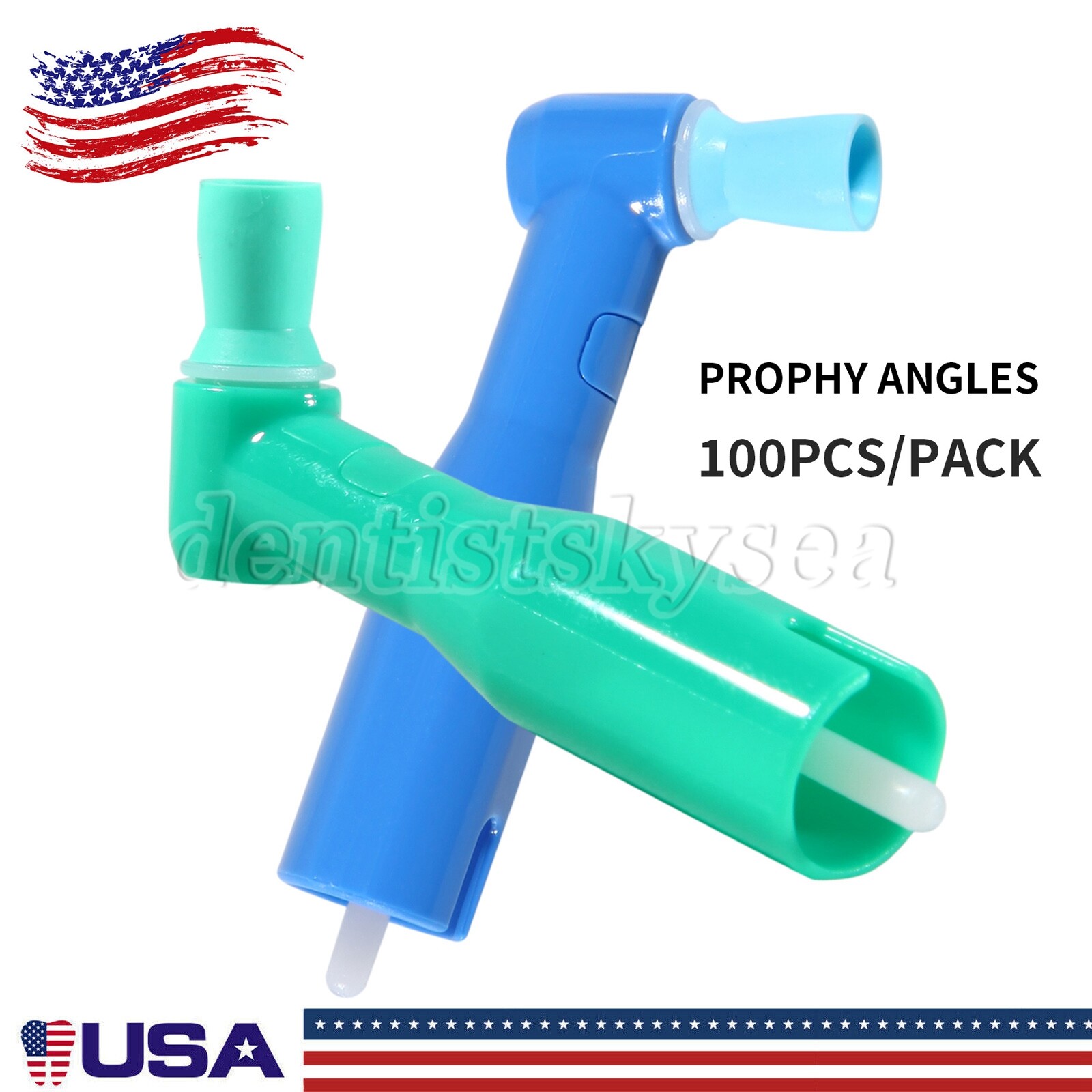 100-1000* Dental Prophylaxis Prophy Angles Disposable Latex-Free Soft / Firm Cup